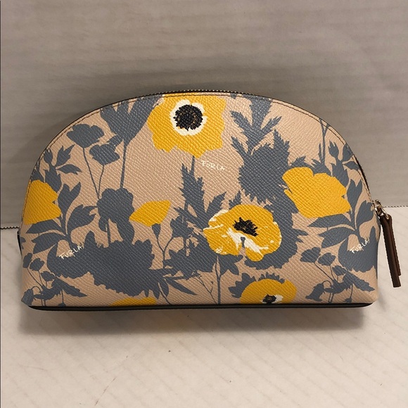 FURLA Floral print Cosmetic Bag, like new - Picture 3 of 9